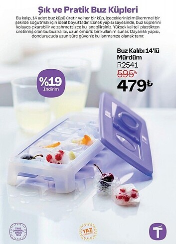 Tupperware buzluk kabı 