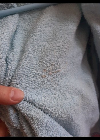 Mavi Nakışlı Erkek Çocuk Bornoz - Görsel 3