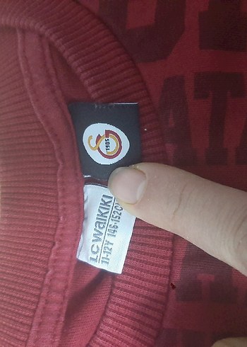 Bordo Baskılı Erkek Sweatshirt - Görsel 2