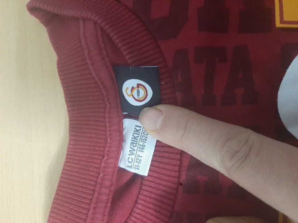 Bordo Baskılı Erkek Sweatshirt - Görsel 2