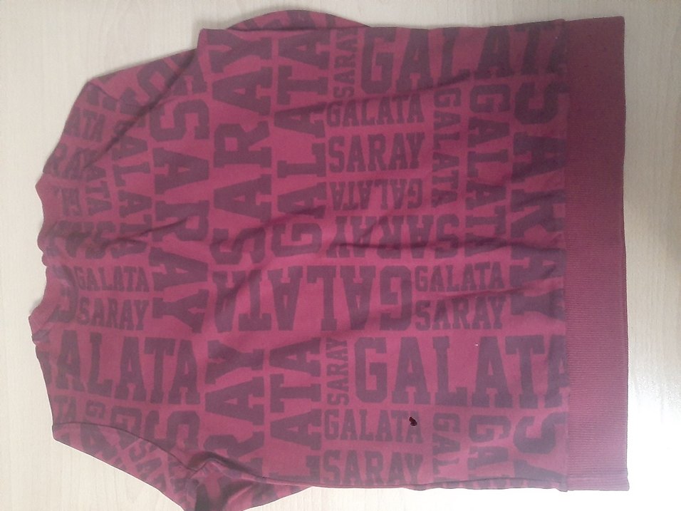 Bordo Baskılı Erkek Sweatshirt - Görsel 5