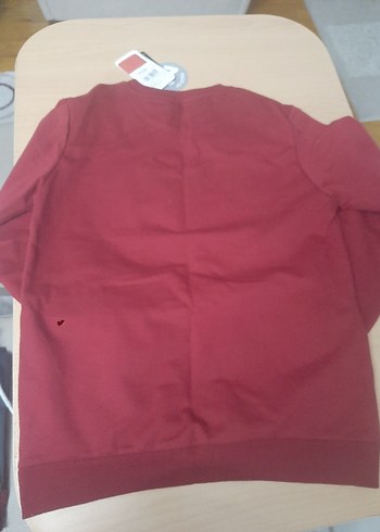 Bordo Galatasaray Baskılı Erkek Sweatshirt - Görsel 5