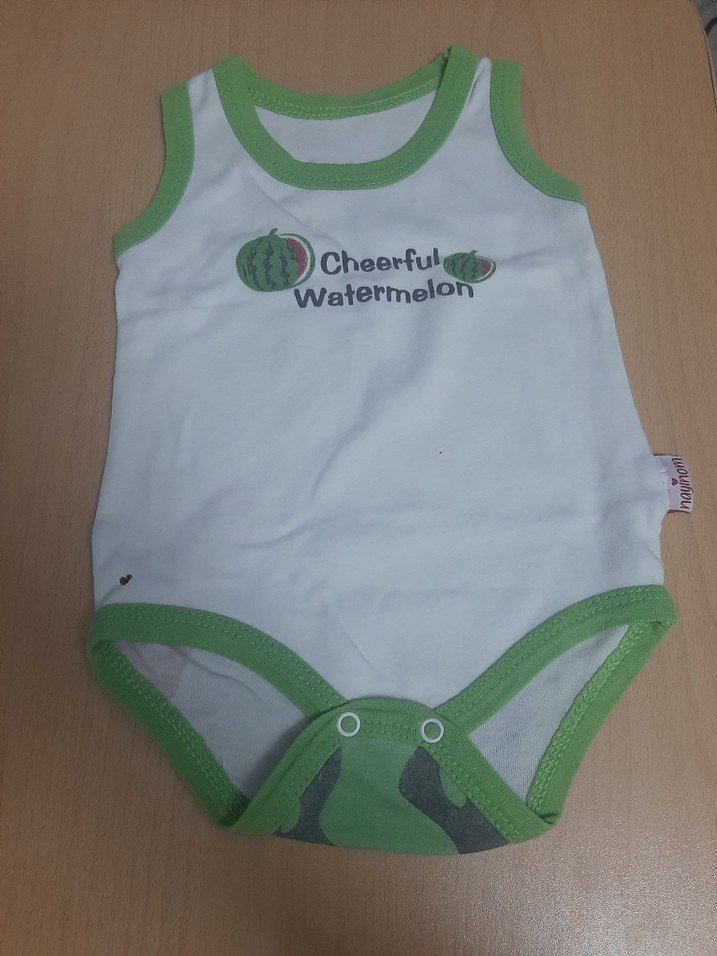 Mavi Erkek Bebek Kısa Kollu Body - Görsel 4