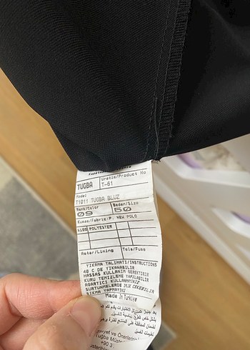 Siyah Kadın Tunik Yüksek Yakalı - Görsel 3