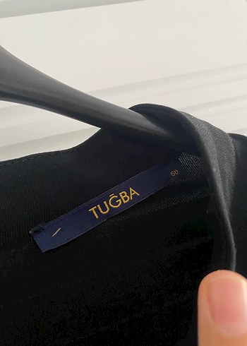 Siyah Kadın Tunik Yüksek Yakalı - Görsel 2