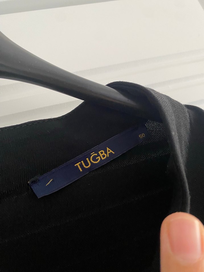 Siyah Kadın Tunik Yüksek Yakalı - Görsel 2