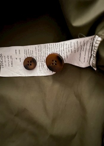 Kadın Haki Midi Trençkot - Görsel 4