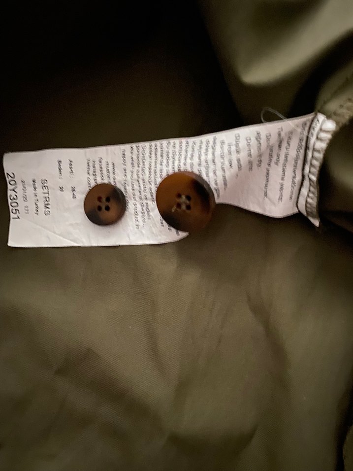 Kadın Haki Midi Trençkot - Görsel 4