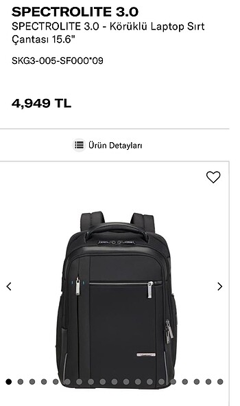 samsonite spectrolite 3.0 sırt çantası