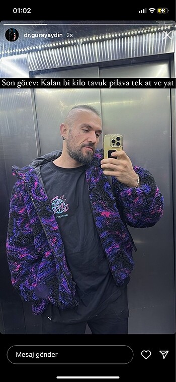 zara peluş ceket