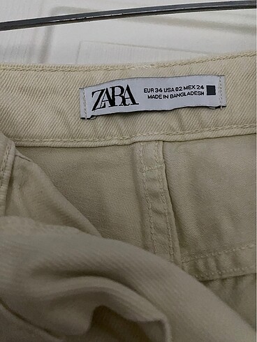 xs Beden Zara bej pantolon