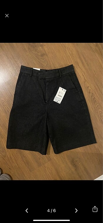xs Beden siyah Renk zara yeni sezon bermuda