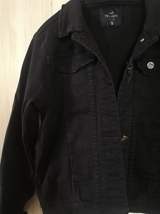 Diğer siyah kot ceket 