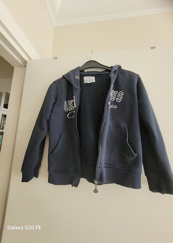 Erkek Çocuk Kapüşonlu Fermuarlı Sweatshirt