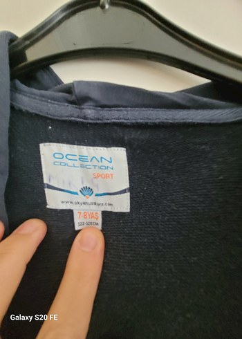 7 Yaş Beden gri Renk Erkek Çocuk Kapüşonlu Fermuarlı Sweatshirt