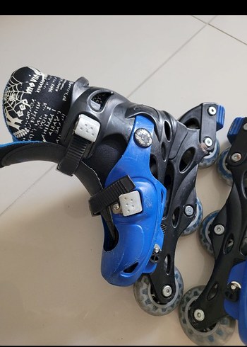 Erkek Mavi Yılan Desenli Kaykay Pateni - Görsel 2