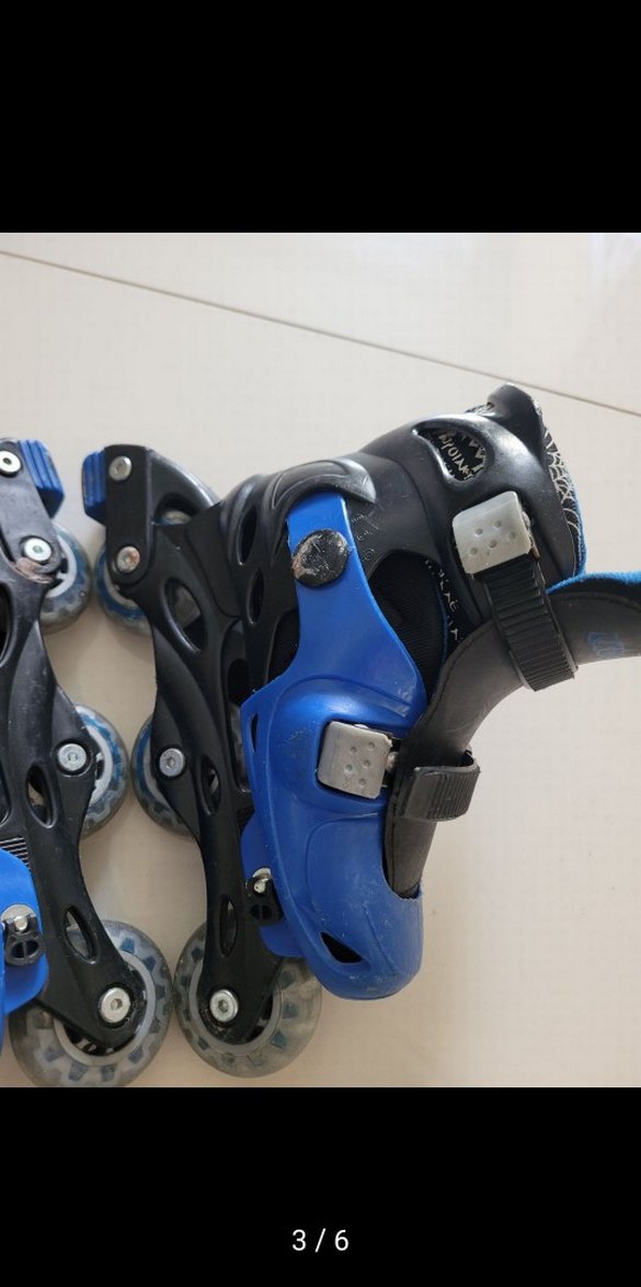 Erkek Mavi Yılan Desenli Kaykay Pateni - Görsel 3