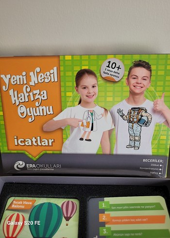 Diğer Yeni Nesil Hafıza Oyunu İcatlar