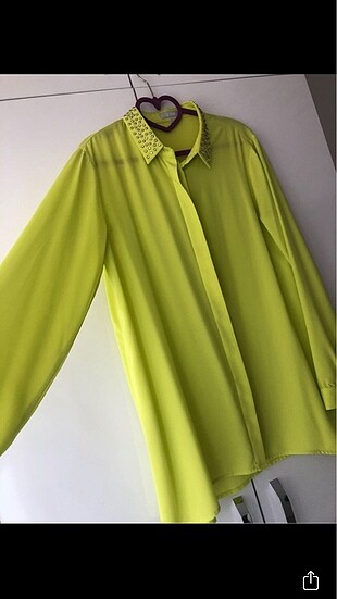 38 Beden yeşil Renk Twist gömlek