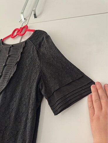 40 Beden siyah Renk Twist elbise