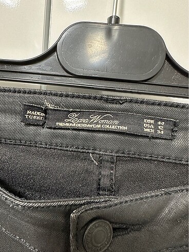 44 Beden Zara siyah jean pantolon