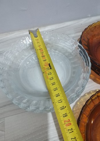 Beden kahverengi Renk Duralex tabak seti