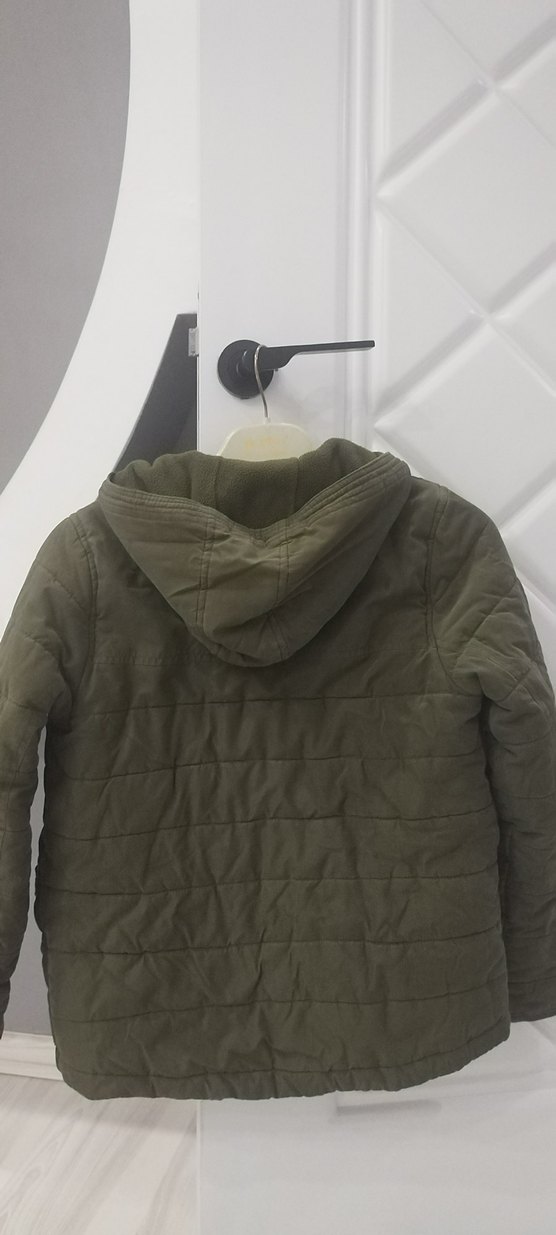 Erkek Çocuk Düğmeli Kışlık Mont - Görsel 5