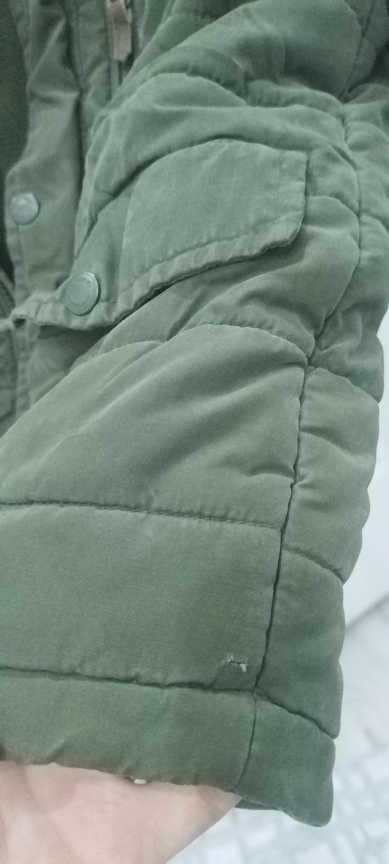 Erkek Çocuk Düğmeli Kışlık Mont - Görsel 4