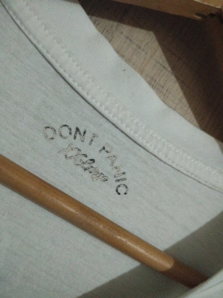 Beyaz Baskılı Pamuklu Erkek Tişört - Görsel 3