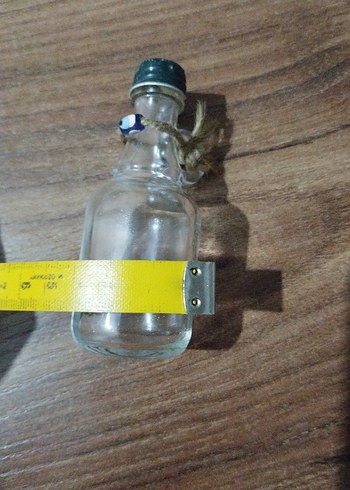 kadın parfüm esans şişesi kulplu metal kapaklı - Görsel 5