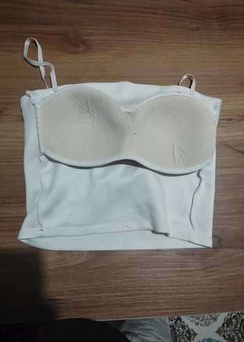 Bej Minimalist Midi Büstiyer defolu - Görsel 4