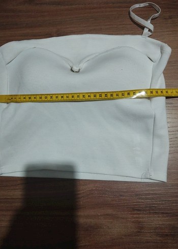 Bej Minimalist Midi Büstiyer defolu - Görsel 5