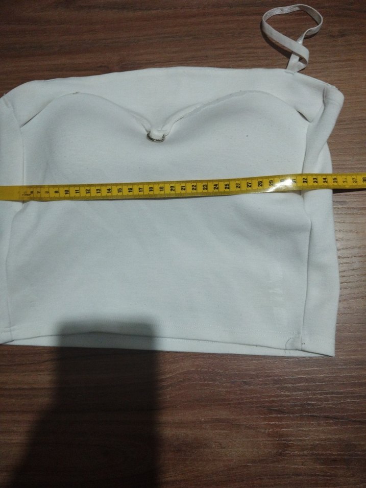 Bej Minimalist Midi Büstiyer defolu - Görsel 5