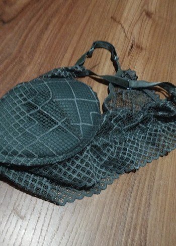 Bohem Tarz yeşil Dantelli Sütyen - Görsel 6