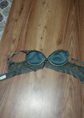 Bohem Tarz yeşil Dantelli Sütyen - Görsel 3