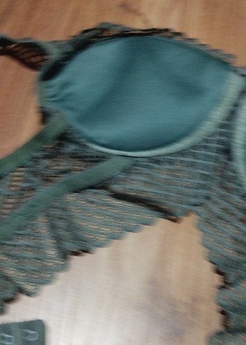 Bohem Tarz yeşil Dantelli Sütyen - Görsel 5