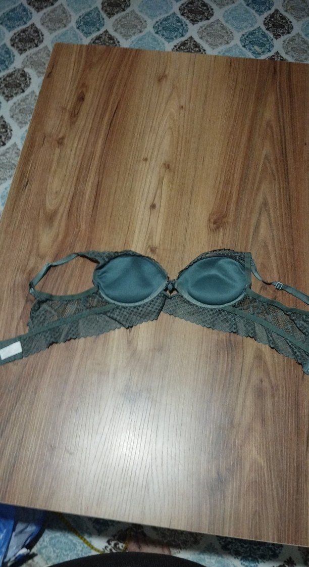 Bohem Tarz yeşil Dantelli Sütyen - Görsel 3