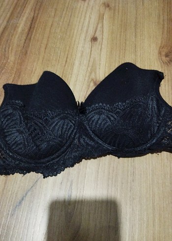 Siyah Gotik Dantelli Sütyen - Görsel 6
