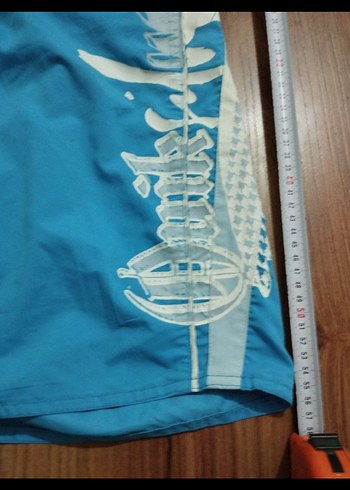 Mavi Baskılı Erkek Mini Mayo Şort - Görsel 5