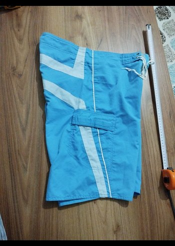 Mavi Baskılı Erkek Mini Mayo Şort - Görsel 8