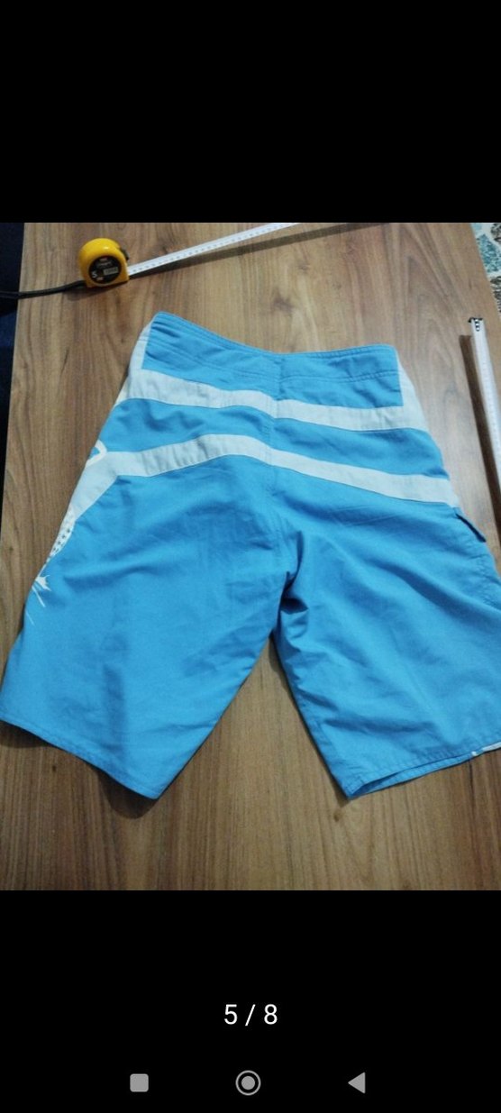 Mavi Baskılı Erkek Mini Mayo Şort - Görsel 2