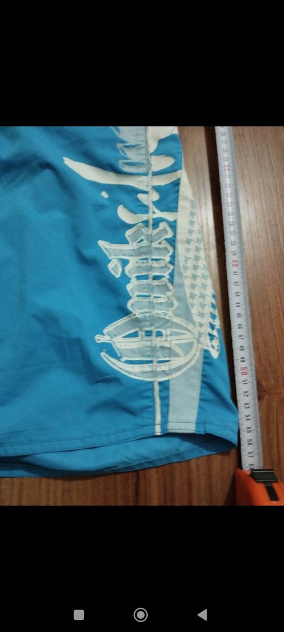 Mavi Baskılı Erkek Mini Mayo Şort - Görsel 5