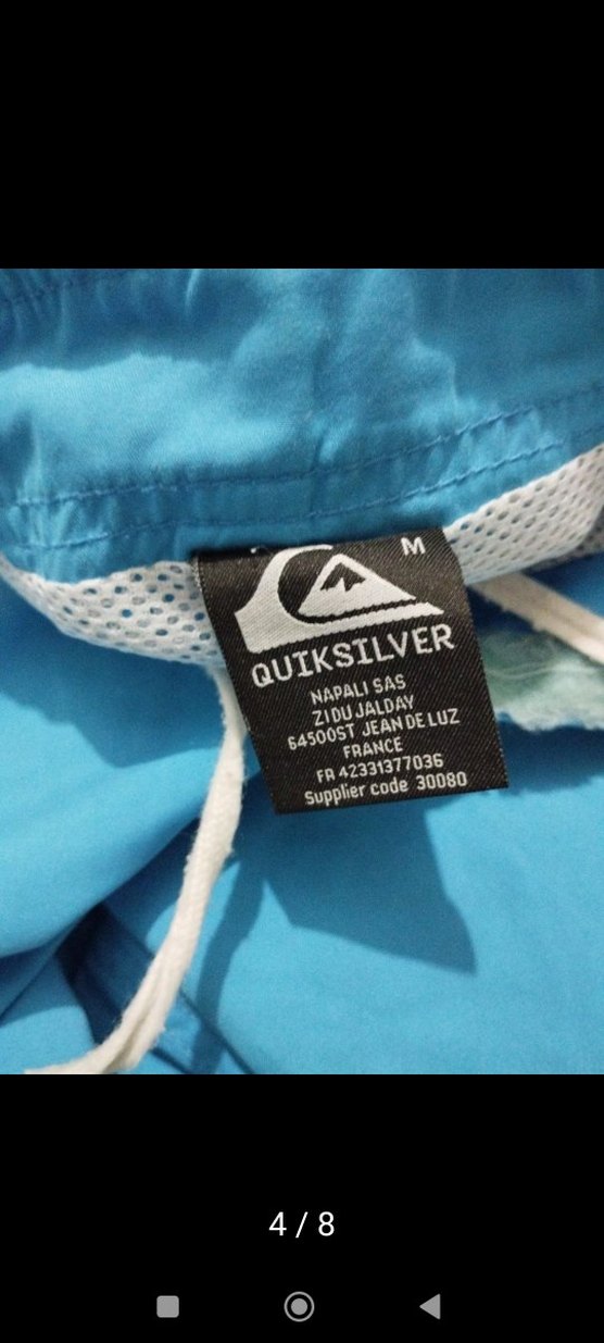 Mavi Baskılı Erkek Mini Mayo Şort - Görsel 3