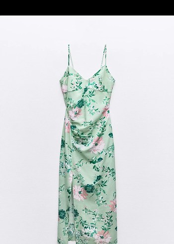 Zara midi boy elbise