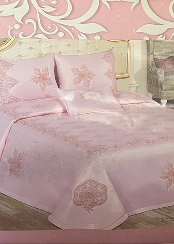 Pembe Nakışlı Nevresim takımı - Görsel 2