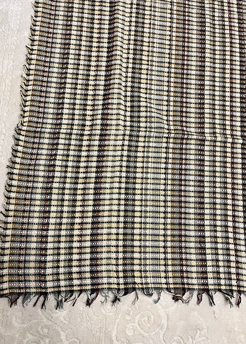 Bej Çizgili sofra Bezi - Görsel 2