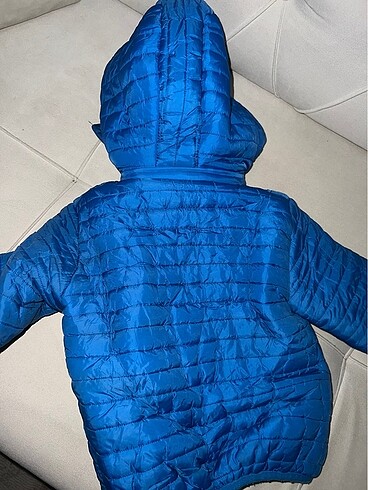 24-36 Ay Beden mavi Renk Şişme Mont