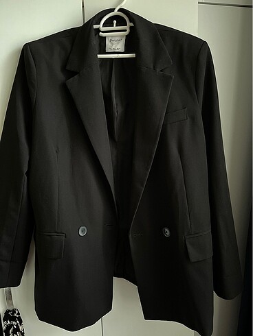 Oversize blazer kumaş ceket Bershka