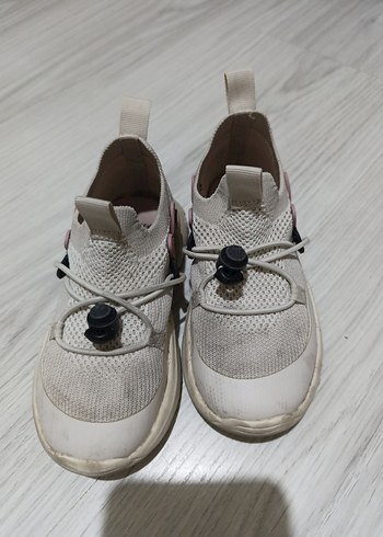 Kız Çocuk Gri Sneakers Velcro Bağcıklı