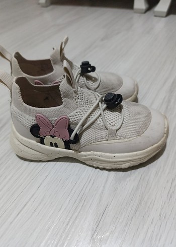 Zara Kız Çocuk Gri Sneakers Velcro Bağcıklı